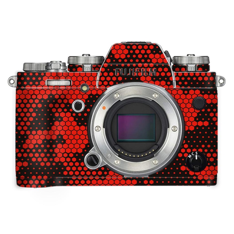 Red Hive Camo - FujiFilm Camera Skin
