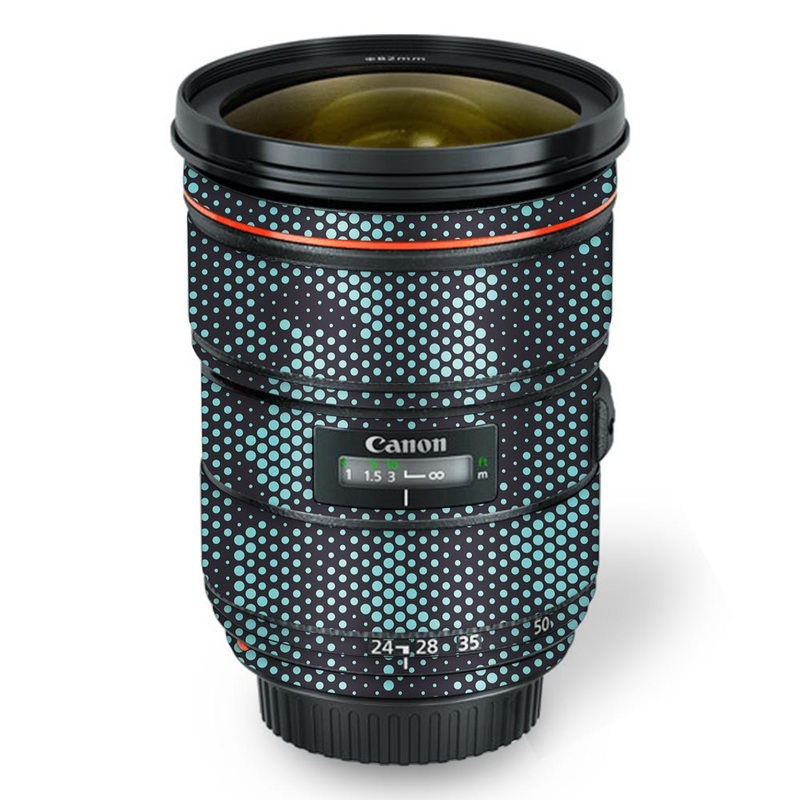 Turquoise Hive Camo - Canon Lens Skin