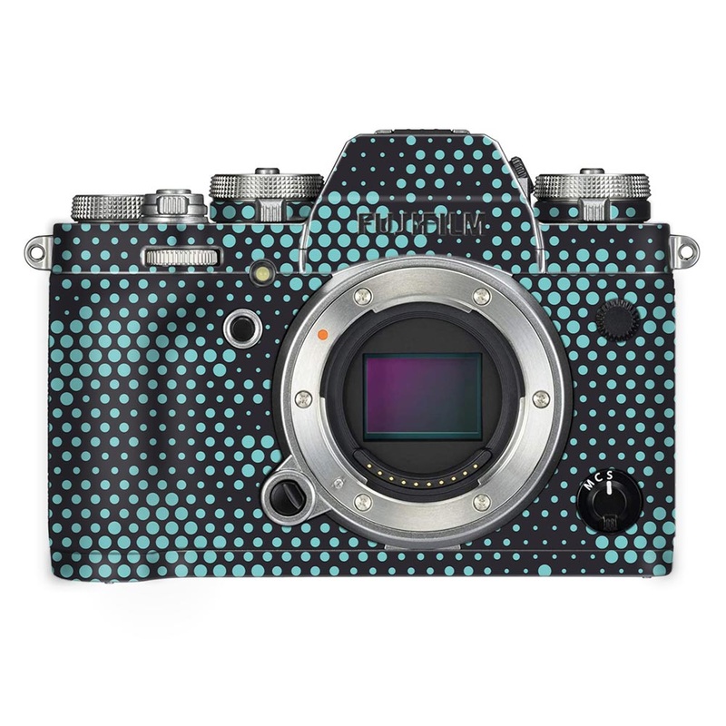 Turquoise Hive Camo - FujiFilm Camera Skin