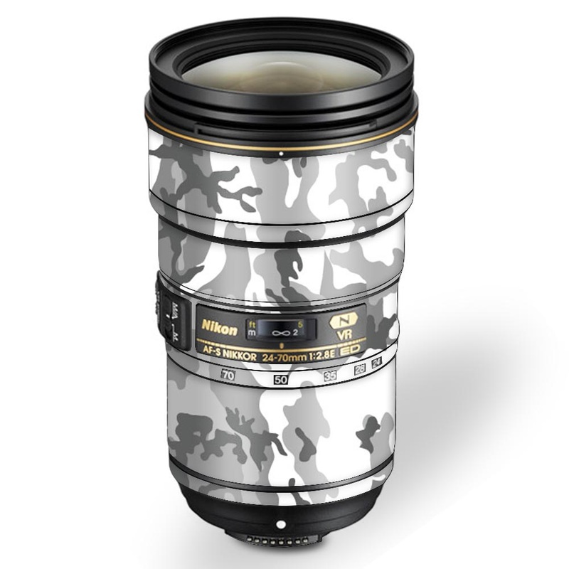 White Camo  - Nikon Lens Skin