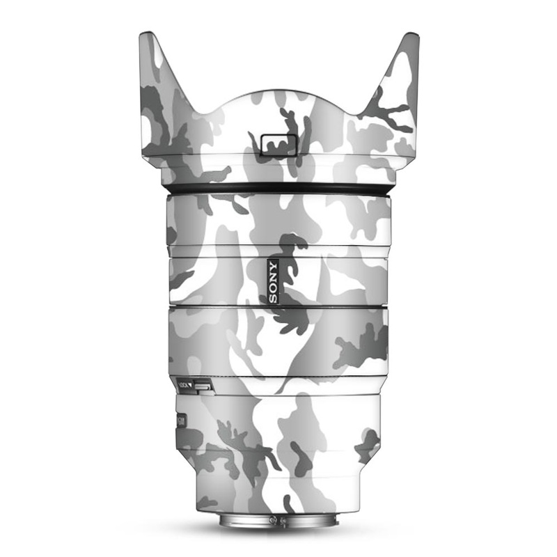 White Camo - Sony Lens Skin