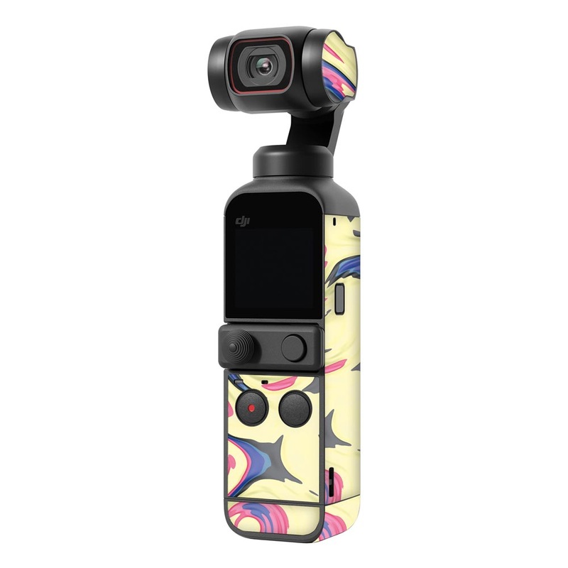 Yellow Liquid Marble - Gimbal Skin