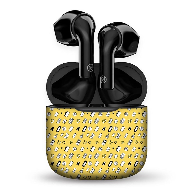 Yellow Retro - Noise Buds Mini Skin