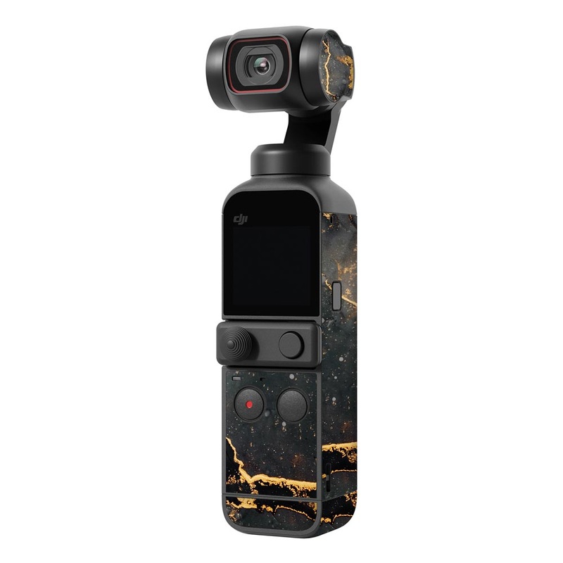 Black Gold Marble - Gimbal Skin