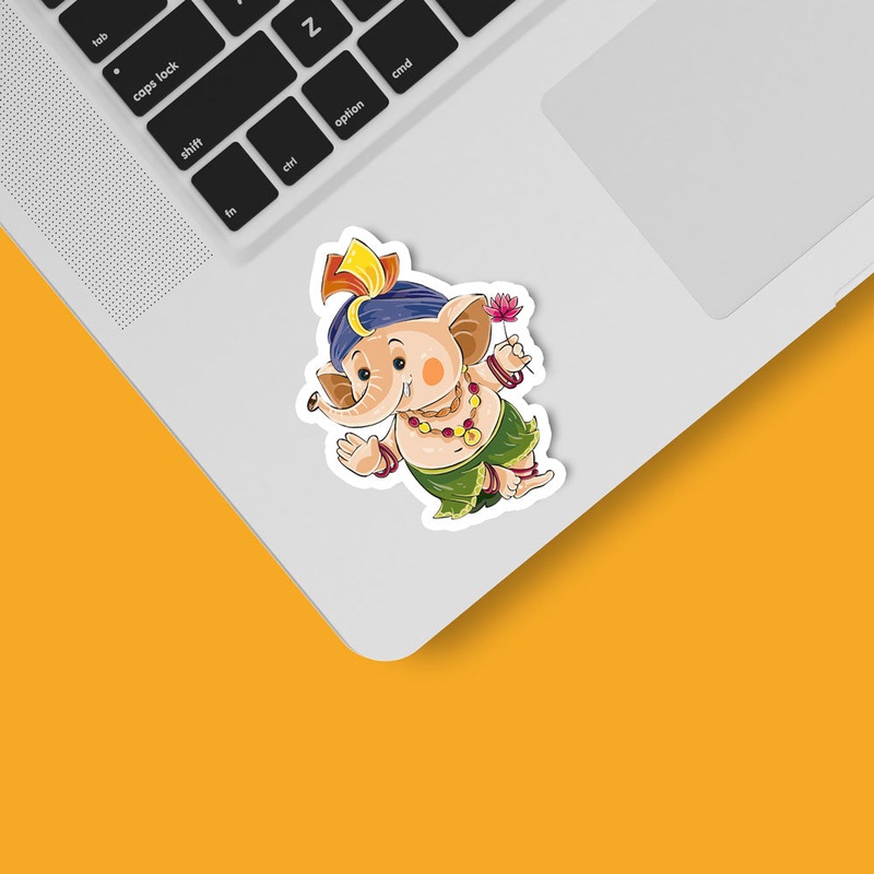 Ganesha Doodle - Sticker