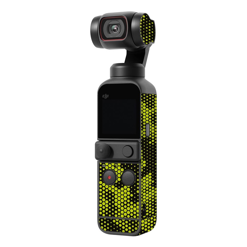 Green Neon Hive Camo - Gimbal Skin