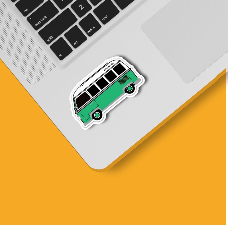 Green Van - Sticker