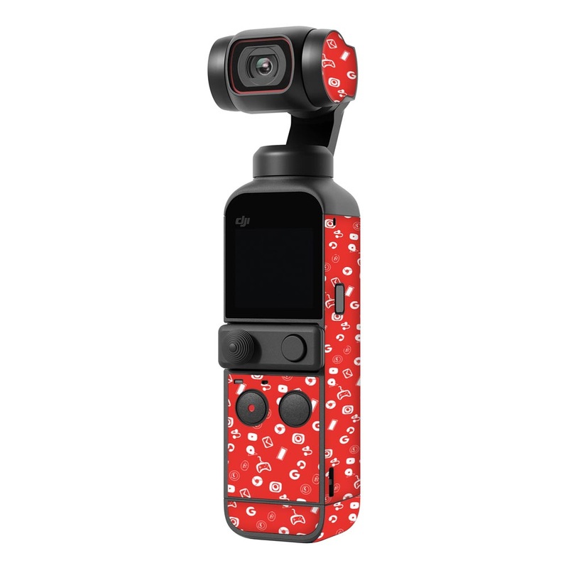 Red Icon Doodle - Gimbal Skin