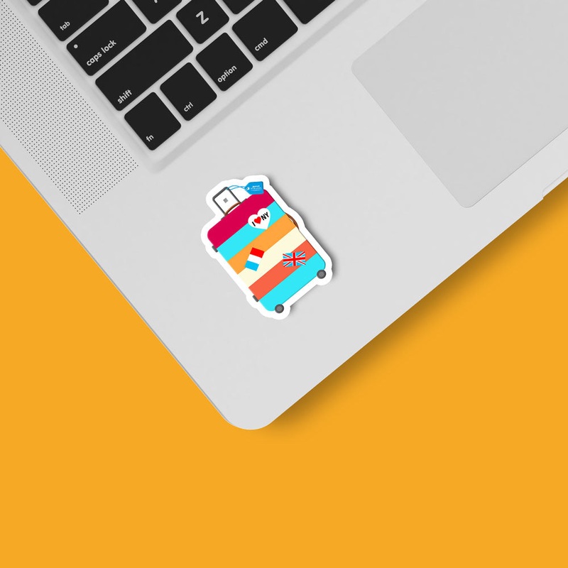Tourist-Bag - Sticker