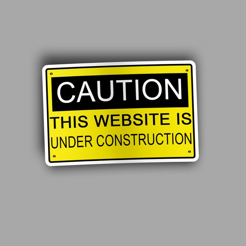 Caution - Sticker