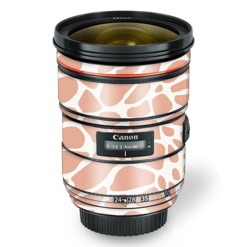 Giraffe Pattern 02 - Canon Lens Skin