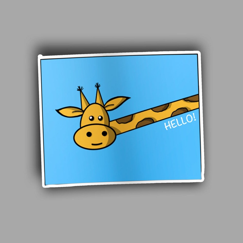 Giraffe - Sticker
