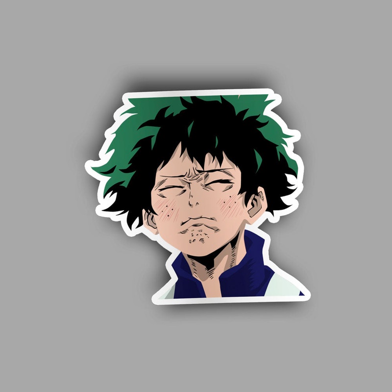 MHA Deku Emotional - Sticker