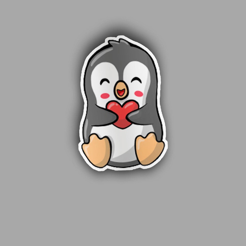 Penguin Love - Sticker