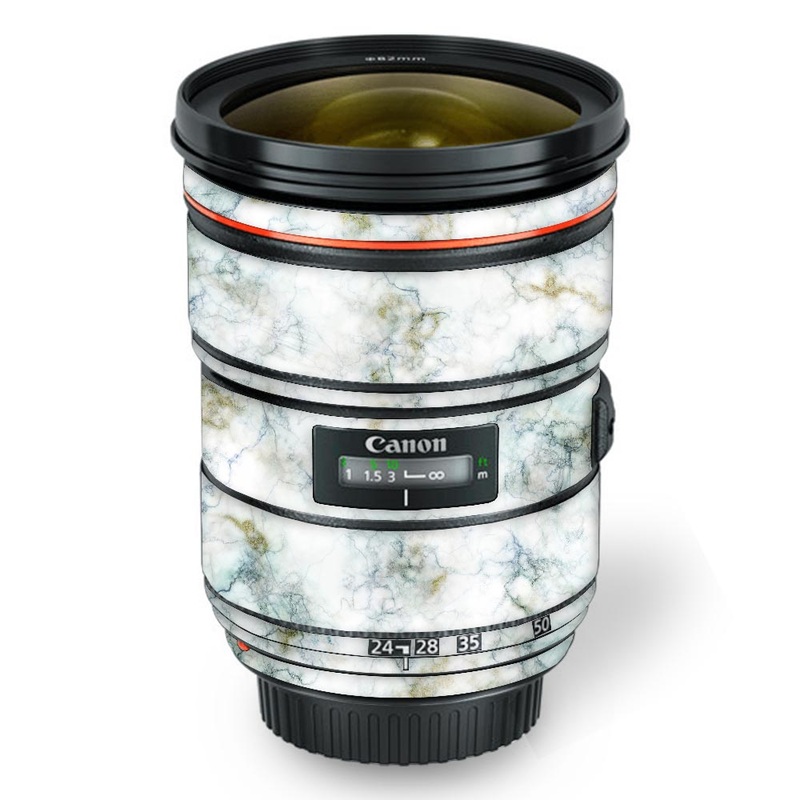 Plush Grey Marble - Canon Lens Skin