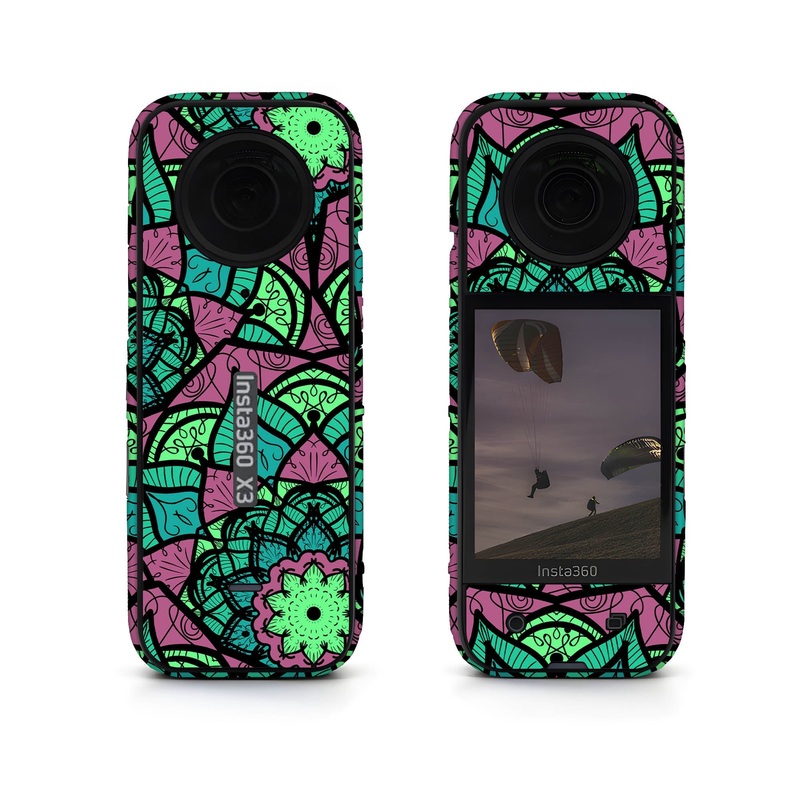 Purple Orient Seamless Pattern Insta360 Skin