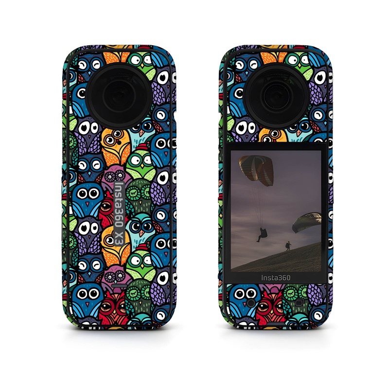 Traditional Owl Pattern Insta360 Skin