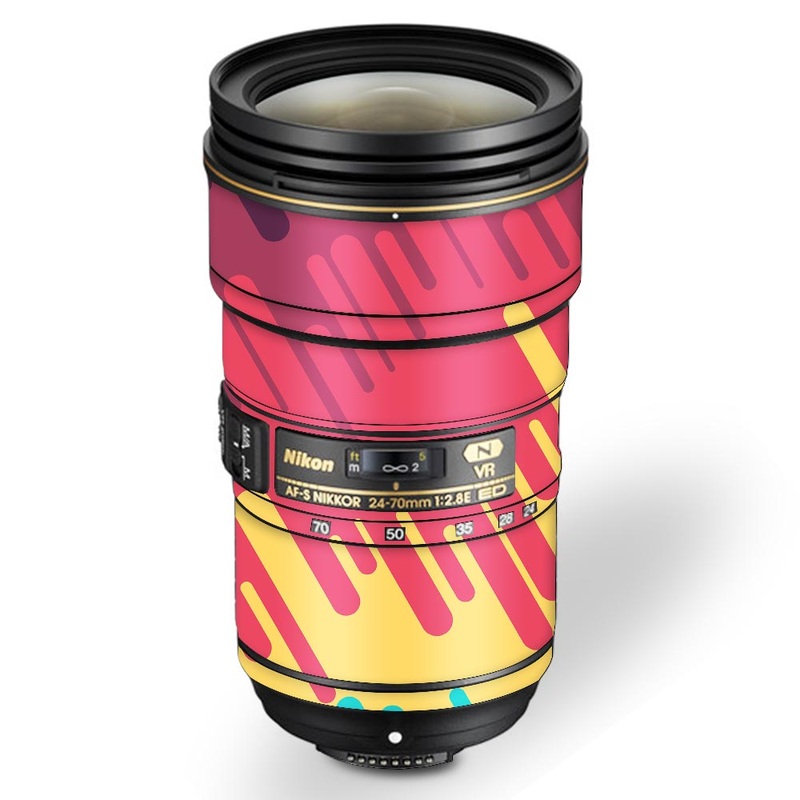 Abstract Cross Lining - Nikon Lens Skin