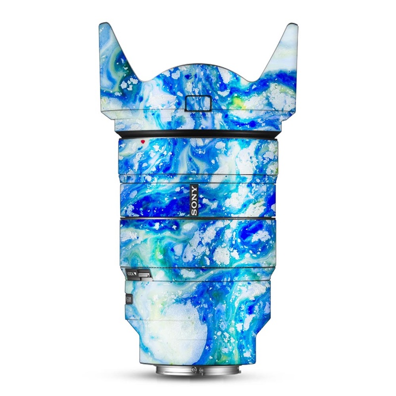 Blue Acid Marble - Sony Lens Skin