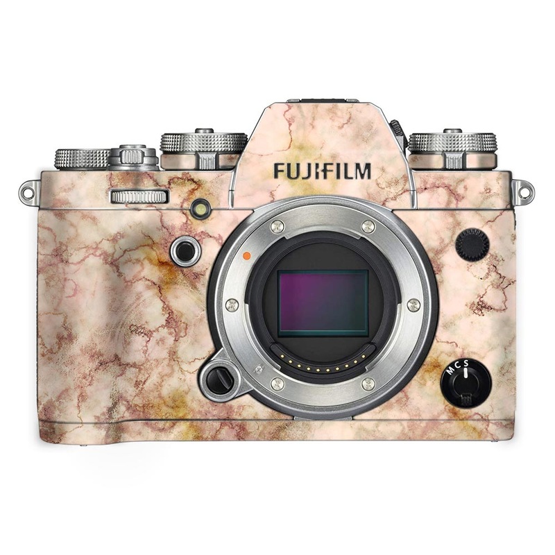 Gold Peach Marble - FujiFilm Camera Skin