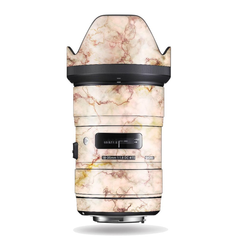 Gold Peach Marble - Sigma Lens Skin