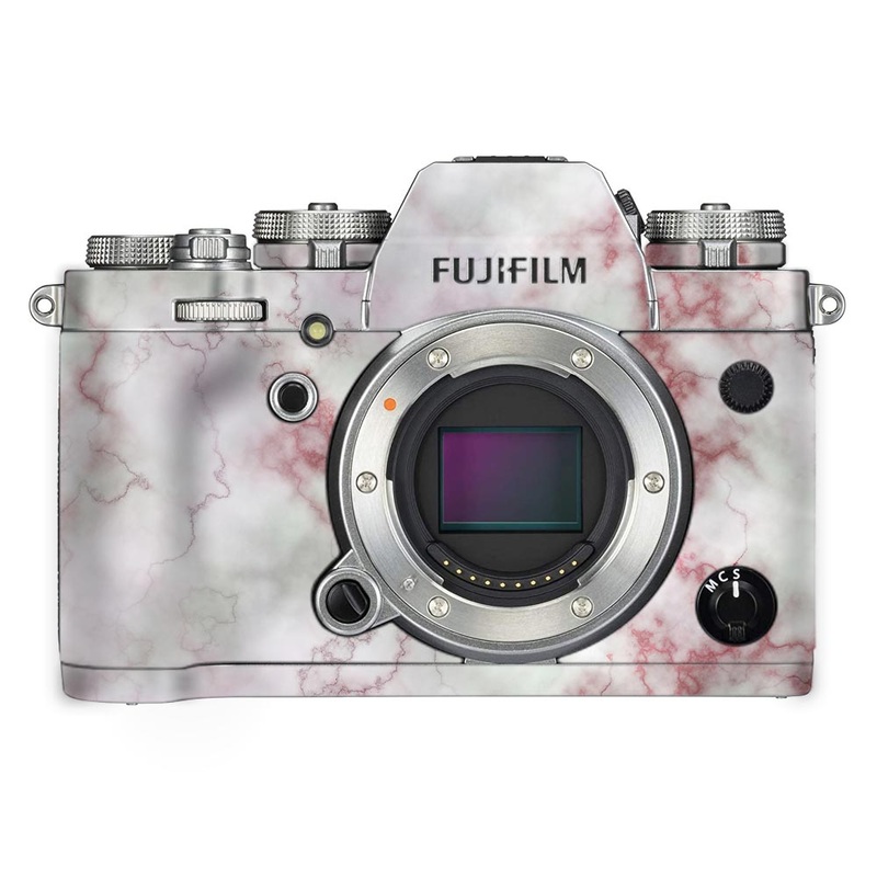 Red And Pink Marble - FujiFilm Camera Skin