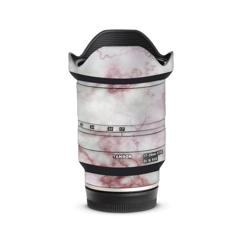 Red And Pink Marble - Tamron Lens Skin