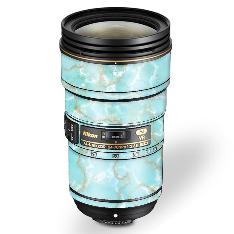 Sky Blue marble - Nikon Lens Skin