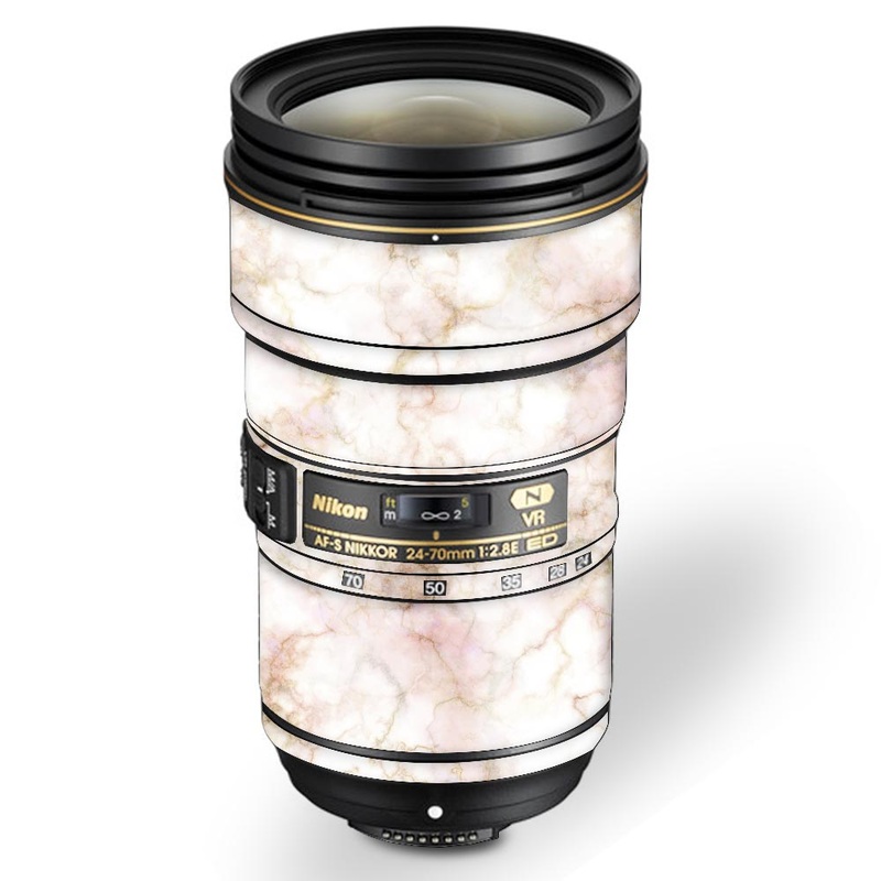 Soft Pink Marble - Nikon Lens Skin