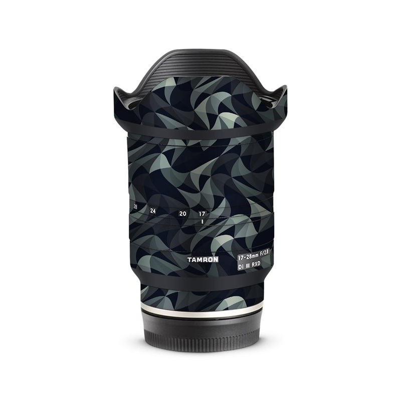 Wave Mosaic Grey Black - Tamron Lens Skin