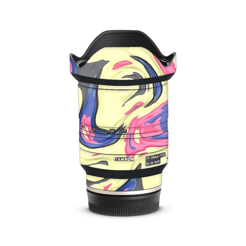 Yellow Liquid Marble - Tamron Lens Skin