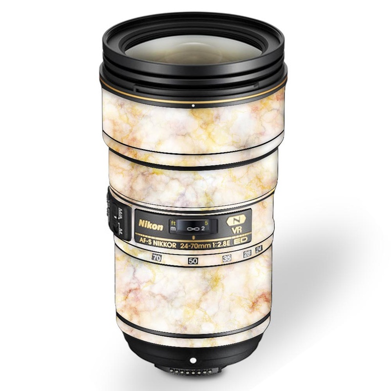Yellow Marble - Nikon Lens Skin