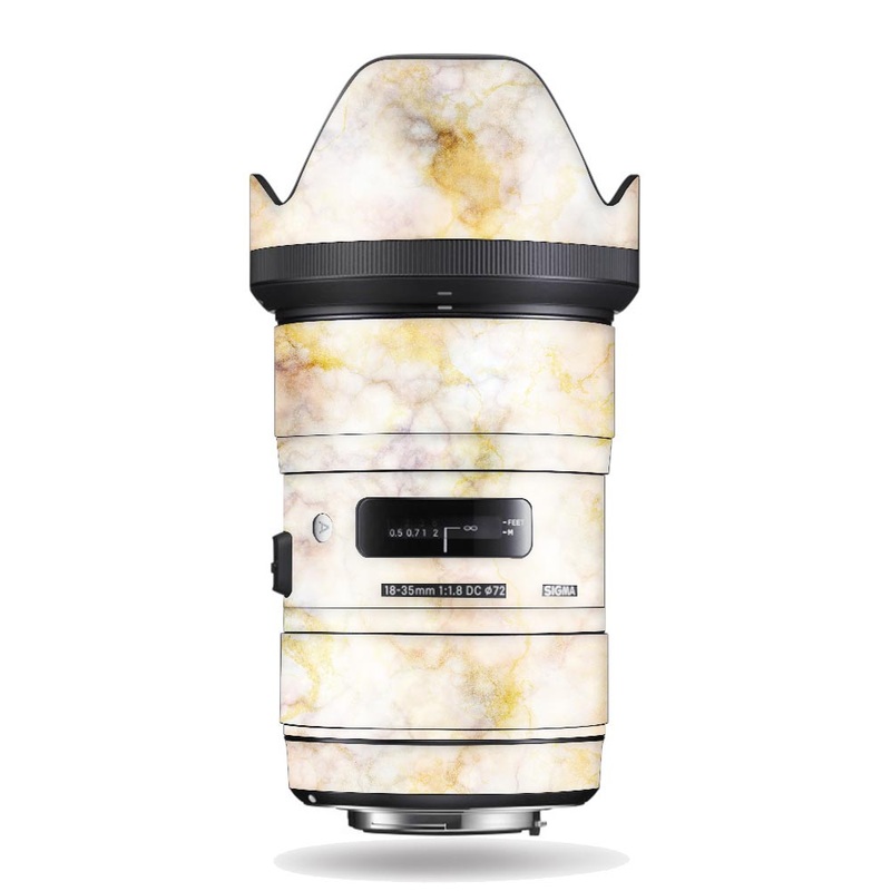 Yellow Marble - Sigma Lens Skin