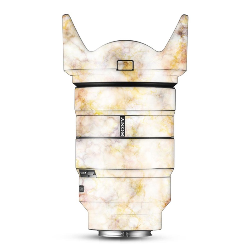 Yellow Marble - Sony Lens Skin