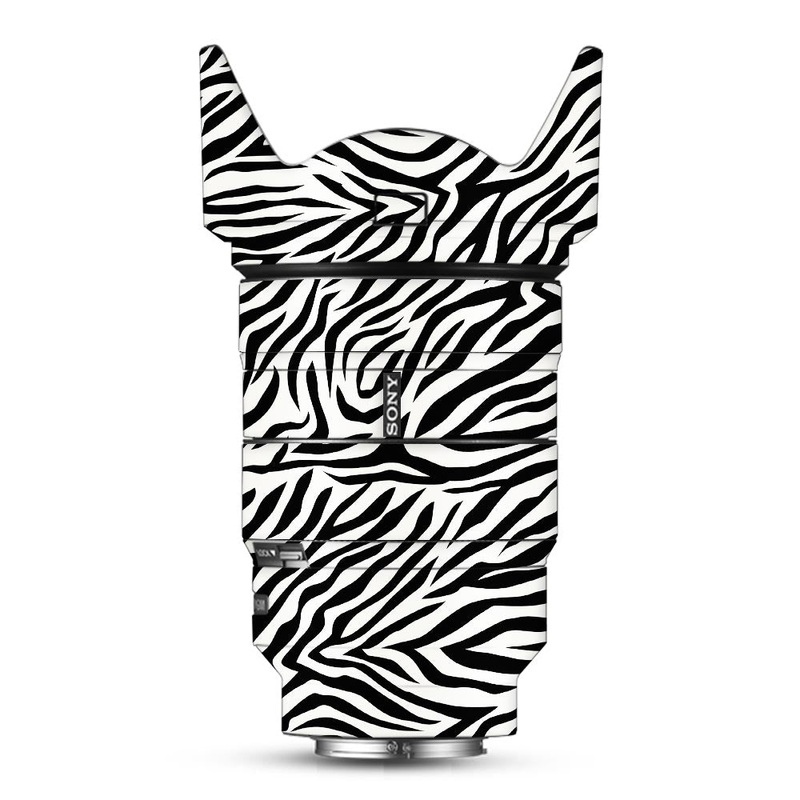 Zebra Pattern 01 - Sony Lens Skin