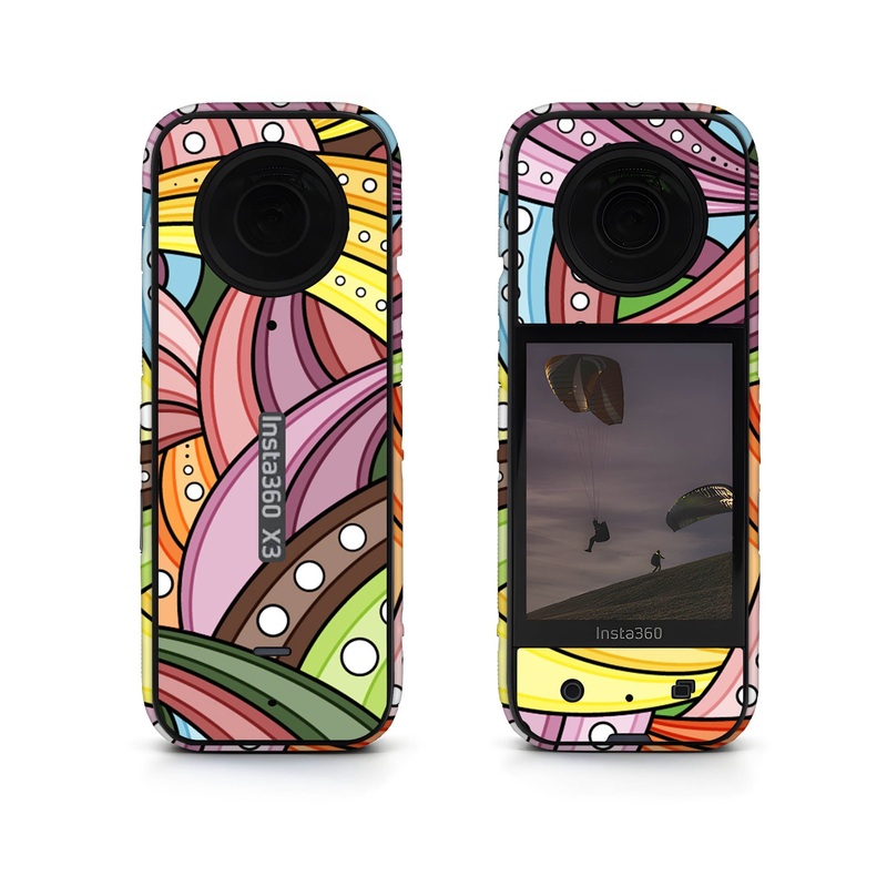 Dotted Mandala Pattern Insta360 Skin