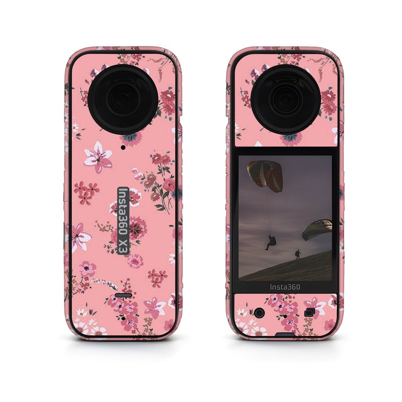 Floral Pink Insta360 Skin