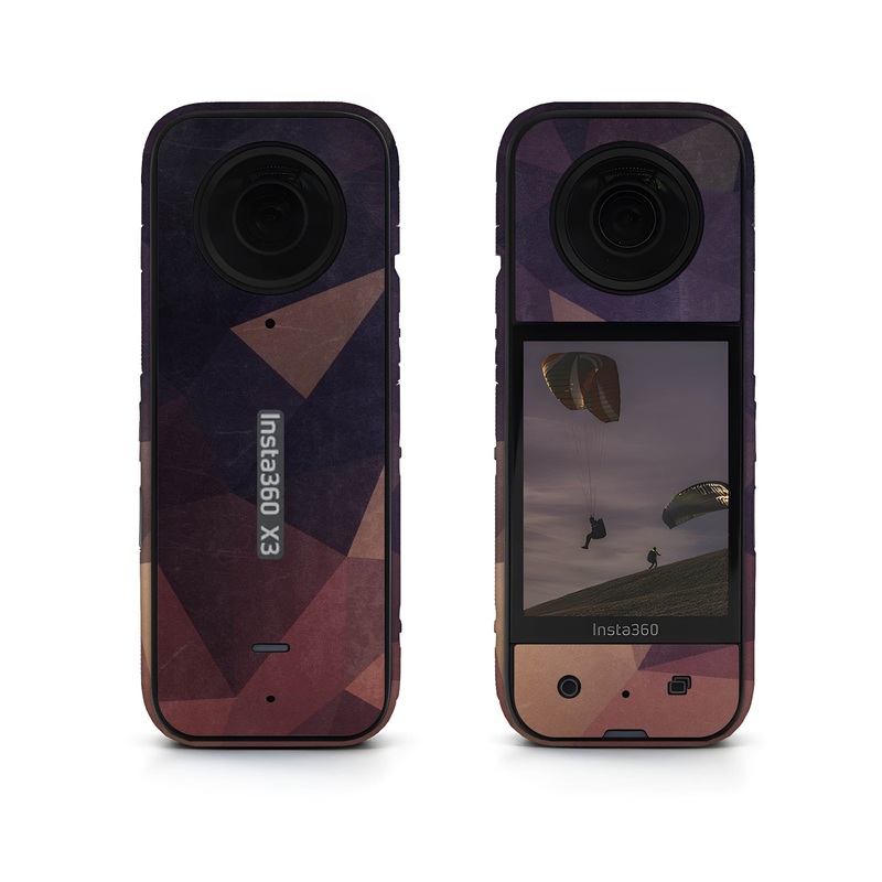 Mosaic Grey Stone Insta360 Skin