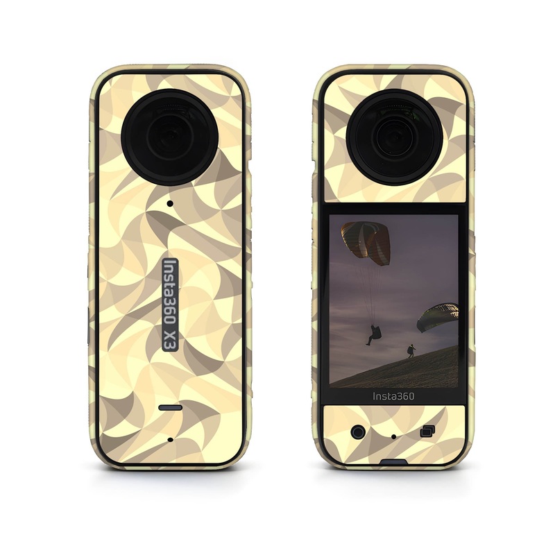 Wave Mosaic Peach Insta360 Skin
