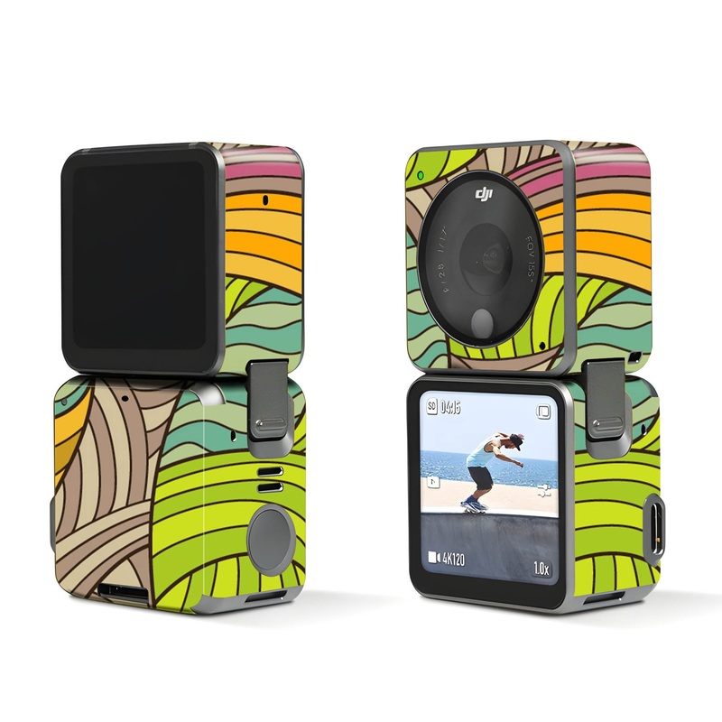 Abstract Stripes Pattern - Dji Action 2 Skin