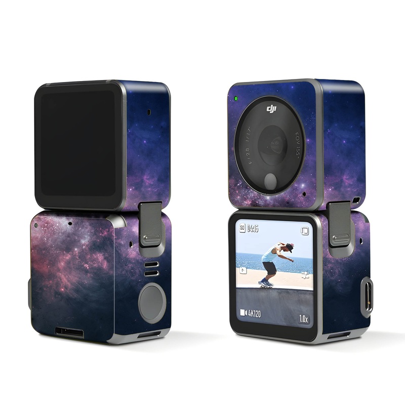 Black Blue Nebula - Dji Action 2 Skin