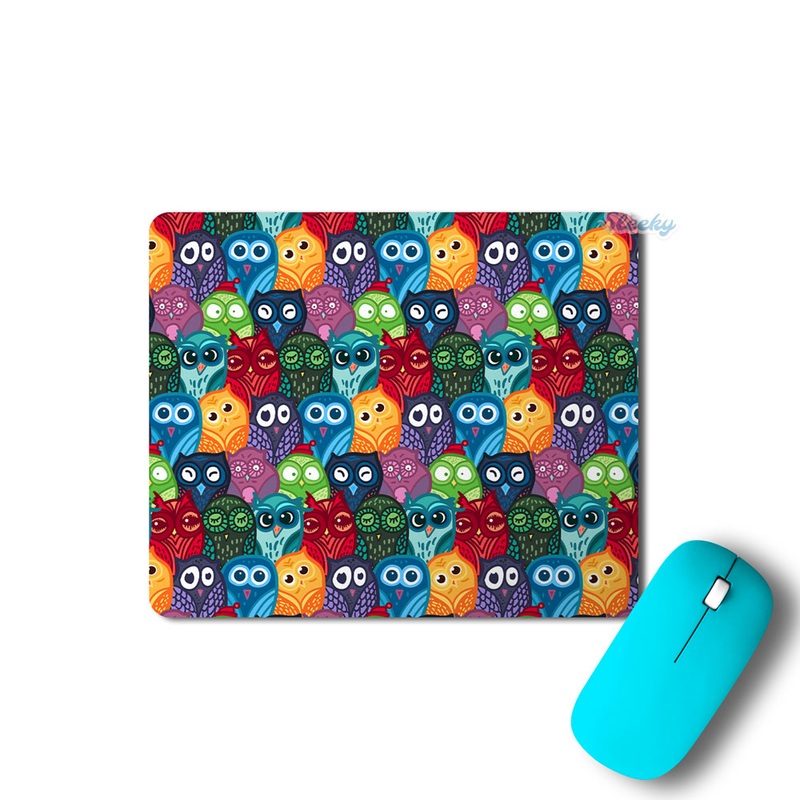 Funny Owl Pattern - Mousepad
