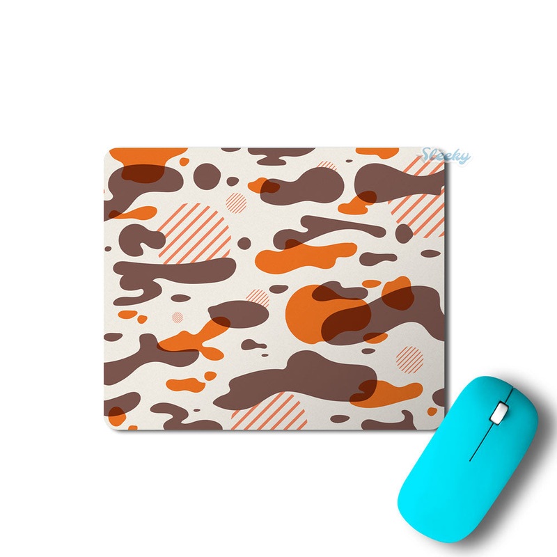 Orange Modern Camo - Mousepad