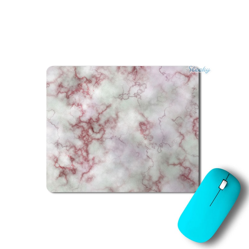 Red And Pink Marble - Mousepad