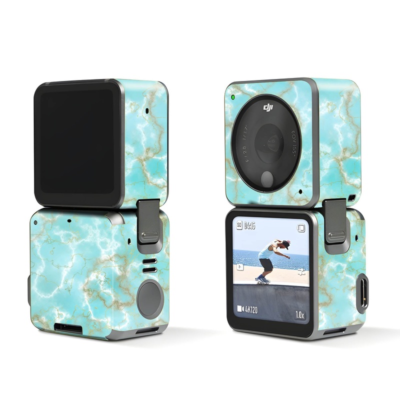 Sky Blue Marble - Dji Action 2 Skin