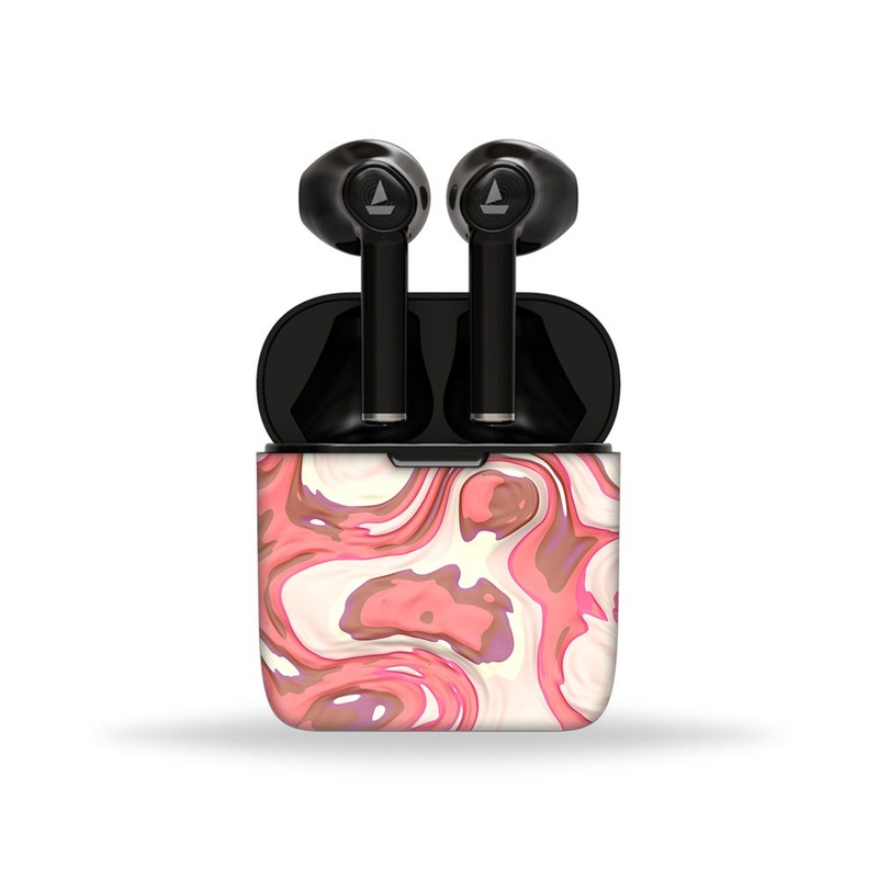 Red Liquid Marble - BoAt Airdopes Skin 131,138,141,161,281 Pro,311,383,408,441