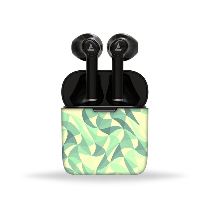 Wave Mosaic Green - BoAt Airdopes Skin 131,138,141,161,281 Pro,311,383,408,441