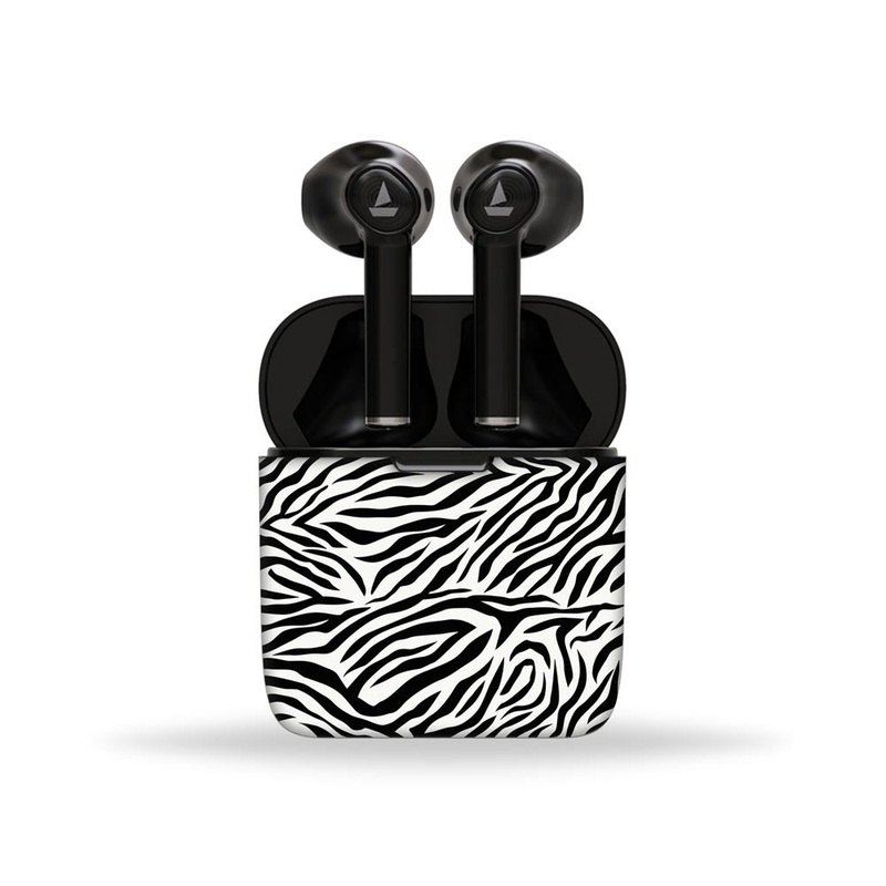 Zebra Pattern 01 - BoAt Airdopes Skin 131,138,141,161,281 Pro,311,383,408,441