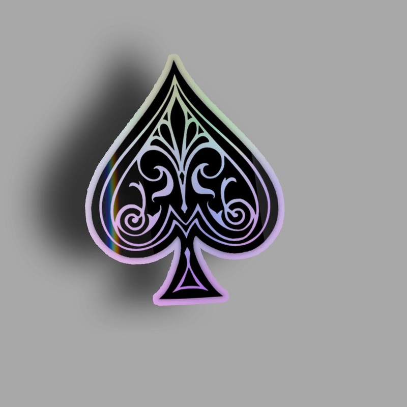 Ace - Holographic Sticker