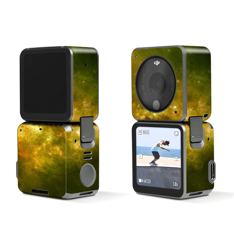 Green Star Neblula - Dji Action 2 Skin